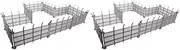Monster Scenery Metropolis Miniature: Chain-Link Fences Double Pack (2 Items)