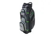 Stinger Premium Cart Bag Lime/Charcoal V1