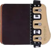 Bicaster Barebow Finger Tabs Cordovan Leather + Brass Finger Guards - RH