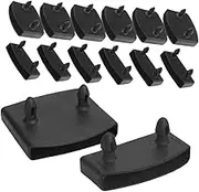 ETHZZLE Bed Slat Accessory Plastic End Cap Holder for Furniture Easy Install Disassemble Suitable for Single Double Bed Frames