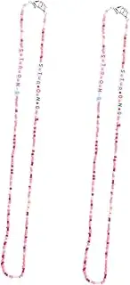 Lanyard Letter Beads for Boys and Girls Flexible Lost Holder Strap Safe Material Wear and Break Resistance