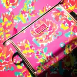 LILLY PULITZER  ESTEE LAUDER 美國名媛設計師聯名 雅詩蘭黛 絕版 防水 全新 手拿包 化妝包