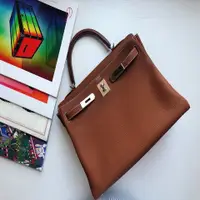 在飛比找PopChill優惠-[二手] ［全新 Hermès ］凱莉包Kelly_焦糖色