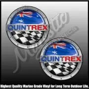 QUINTREX - 250mm X 250mm X 2 - BOAT DECALS