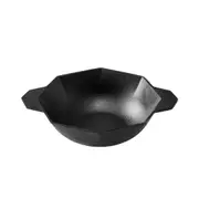 Cast-Iron Traditional Wok Pre-seasoned Non-Stick 28cm