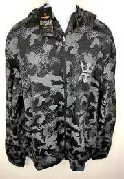 Miguel Cabrera Detroit Tigers Miggy 24 Baseball Black Hooded Camo Jacket 2XL NWT