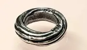 PANDORA | STERLING SILVER TWISTS RIDGED SPACER ✪NEW✪ 790102 RARE RETIRED 925 ALE