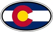 STICKY DUDE | Colorado USA State Solid Sticker Vinyl Waterproof 5" | Yeti Cup Cooler Box Decal Car Laptop Wall Window Bumper