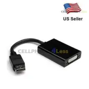 Display Port DP Male to DVI Female Video Converter Cable Adapter - NEW