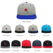 Youth Kid's Lollipop Patch Flat Bill Snapback 2-Tone Baseball Cap - FREESHIP