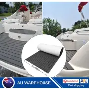 240×90cm EVA Foam Mat Marine Yacht Boat Decking Teak Flooring Dark Grey Carpet