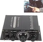 Bluetooth 5.0 Power Amplifier Clear Sound Quality, Aluminium Alloy 20Hz to 20KHz 12V Universal, Mini Stereo Amplifier for Home Speakers, Car Radio PowerAmplifier