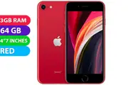 Apple iPhone SE 2020 (64GB, Red) - Refurbished (Excellent)