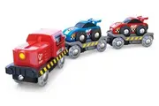 Hape: Race Car Transporter - Railway Playset