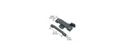 CRL F2532 Black Window Sash Lock with 2-1/4" Screw Holes