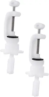 FOMIYES 2Pcs Adjustable Mannequin Head Stand for Wigs Portable Hairdressing Training Support Clamp for Cosmetology Styling and Hat Display Durable Design