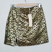 ALICE McCALL Womens Size 10 or US 6 Night Cap Leopard Skirt NEW + TAGS RRP$299