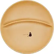 Masaha 27086 Chat DU Cafe One Plate, Brown, Size: Approx. φ9.4 inches (24 cm), H 1.2 inches (3 cm)