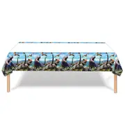 Dinosaur Theme Plastic Tablecloth Table Cover 180cm x 108cm - Kids Birthday Party Tableware
