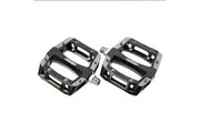 JetBlack Flat Out Pro Alloy MTB Pedals Painted Black Sealed Bearings Cromo Axle