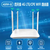 在飛比找樂天市場購物網優惠-4GRW-02 四天線 4G LTE/CPE WIFI 路由