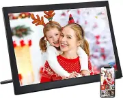 Haizr 15.6 Inch Digital Photo Frame - Large Wifi Digital Picture Frame With1920