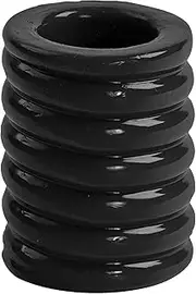 Doc Johnson TitanMen - Cock Cage - Use as C-Ring or Ball Stretcher - Firmer Erections - Gives Your Boys a Tug - Stretch-to-Fit - Black