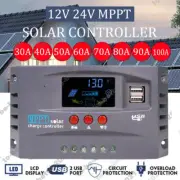 MPPT Solar Panel Regulator Auto Focus Tracking 30-100A 12V 24V Charge Controller