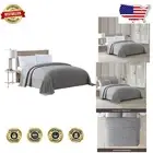 Elegant King Size Gray Chenille Bedspread with Channel Stripes - Cottage Style