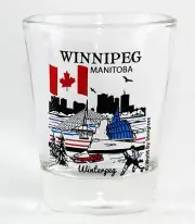 WINNIPEG MANITOBA CANADA GREAT CANADIAN CITIES COLLECTION SHOT GLASS