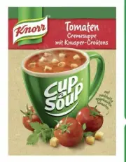 4 Pack Knorr Cup a Soup Tomato Cream with Crunchy Croutons Instant Soup Germany