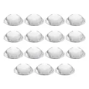 Diameter 29mm Flat Convex Lens, 15 Pcs Height 11mm Flashlight Optical Lens
