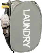 Mesh Laundry Hamper Pop up Laundry Hamper Collapsible Laundry Basket with Carry