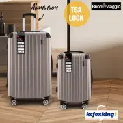 2PCS Luggage Suitcase Trolley Travel Storage Hard Case TSA Lock Organiser Bag