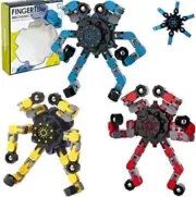 3 pack Fidget Spinners Toys Transformable Top Toy Fingertip Gyro