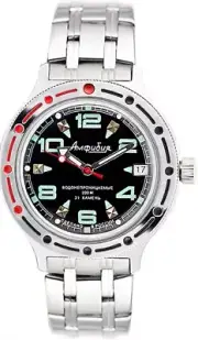 Vostok Amphibia 420334 Watch Military Diver Mechanical Automatic