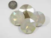 White Opal Glimmer F (27mm) Swarovski 1201 Dentelle Rivoli Stone