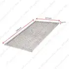 westinghouse rangehood ACC089 FILTER 201mm x 334mm x 8mm THICK