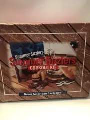 Barbecue Picnic Kit w/Cookbook, Condiment Set Shakers