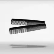 6 pack - USA - Barber style 9" Double Sided Hair Comb Hair Beard & Mustache Comb