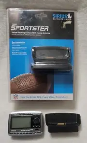 Sirius Sportster SP-R2 Satellite Radio Receiver with New home docking station