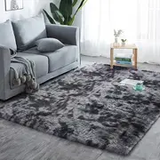 Dark Grey louded Floor Rugs Shaggy Rug Fluffy Area Carpet Soft Mat Living Room Bedroom 200*230cm