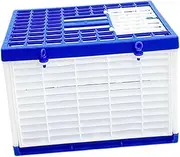 JISADER Folding Pigeon Cage Release Competition Nest Box Bird Travel Carrier for Orchard, XL