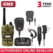 GME TX6160XCAMO 'CAMOUFLAGE' 5 WATT UHF CB HANDHELD IP67 HANDHELD WITH ACCESSORY