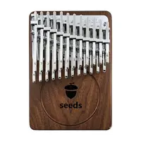 在飛比找樂天市場購物網優惠-【新品】seeds果實拇指琴24音哥倫布雙層黑胡桃木板式卡林