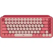 Logitech POP Keys Wireless Mechanical Keyboard With Emoji Keys Heartbreaker Rose