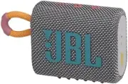 JBL GO 3 Portable Bluetooth Waterproof Speaker - Gray