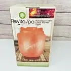 NEW Air Innovations RevitaSpa Himalayan Salt Lotus Flower Light. Simple-Stylish