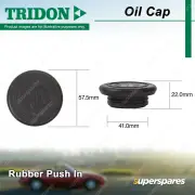 Tridon Oil Cap for Daihatsu Charade G10 G11 Handi Van L80 Hi Jet S70 Mira Delta