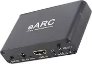 Diyeeni EARC & ARC Audio Extractor, EARC Audio Converter to 720P HDMI1.4 / Optical / 3.5mm AUX Sound Extractor, for TV Amplifier Speaker, Home Theater, Soundbar, Headset